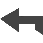 Level Left Bold SVG Icon